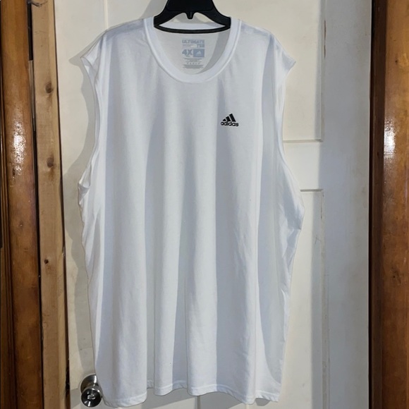 Adidas cut off tee shirt.